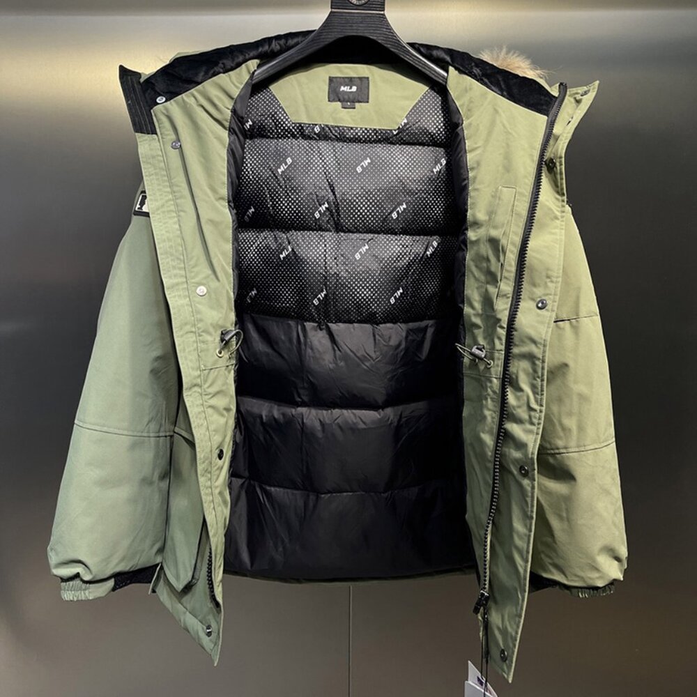 MLB Olive Green Down Jacket - Picture 9 of 9